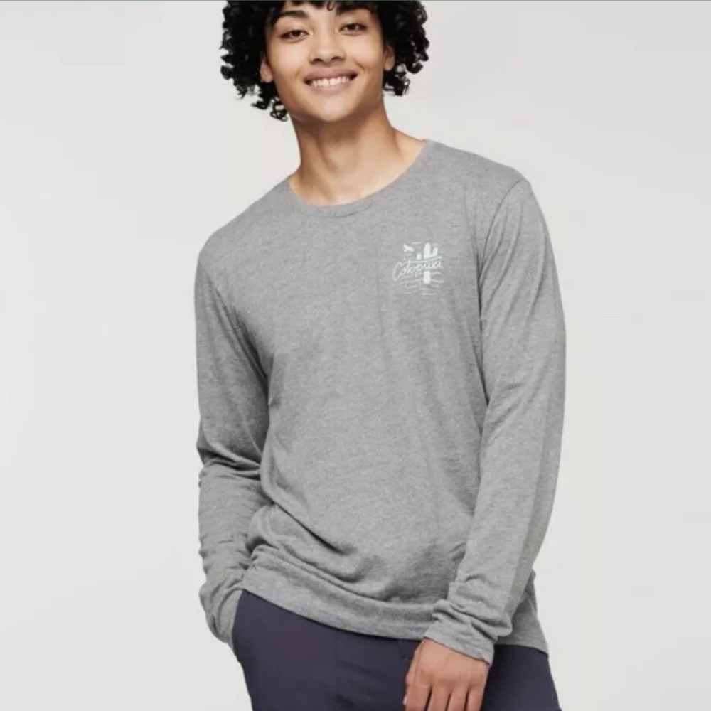 Men’s Cotopaxi Long-Sleeve Hello Lama T-Shirt Size M